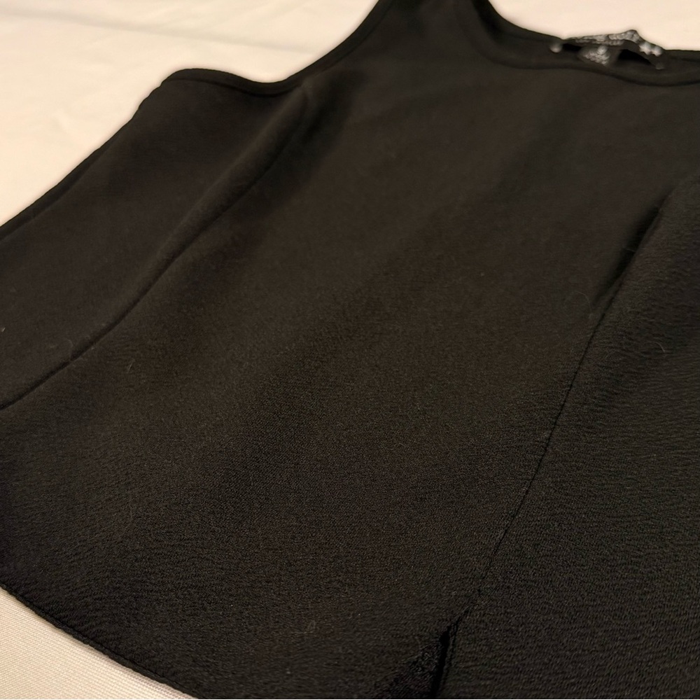 Living Doll Black Sleeveless Crop Top - Picture 3 of 7